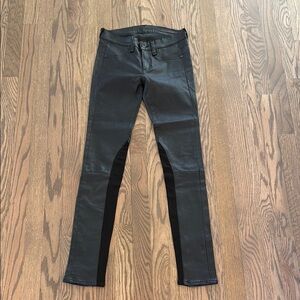 Rag & Bone Leather Leggings Jeans